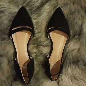 TG black flats size 9